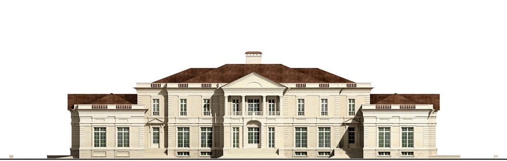Классический дом 1500 м²